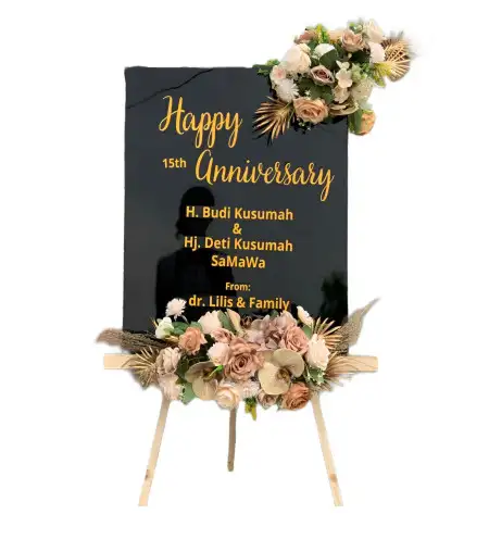 Papan Bunga Akrilik Ngrandah