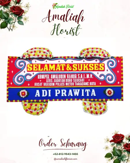 Papan Bunga Ucapan Selamat Ngrandah