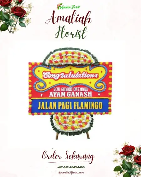 Sewa Papan Bunga Ngrandah